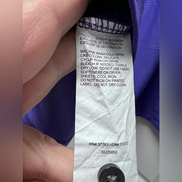 Jack Nicklaus staydri golf polo Men’s Size XL, true purple NEW without tags - Picture 6 of 11